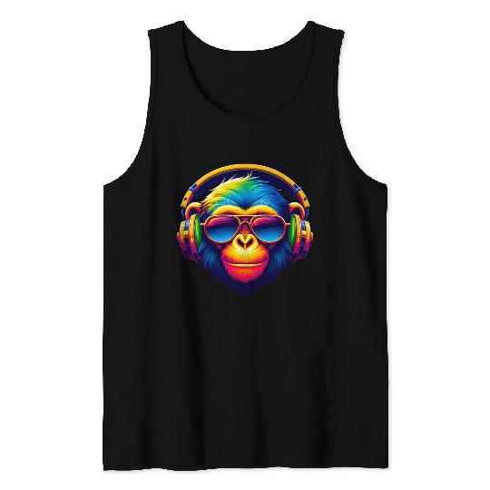 DJ Groove Monkey Tank Tops