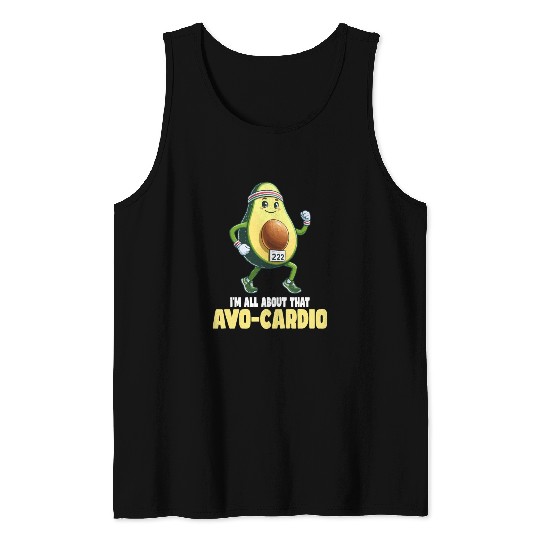 All About That Avo-Cardio Fun Run Tank Tops