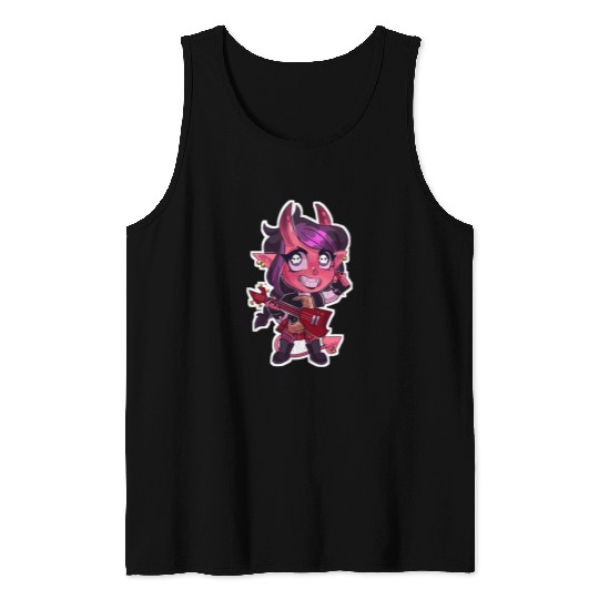 Fig Charm Tank Tops