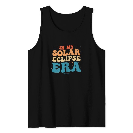 In My Solar Eclipse Era Groovy April 8, 2024 Tank Tops