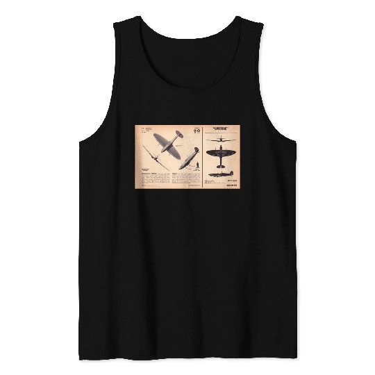 Spitfire Recognition Sheet Tank Tops