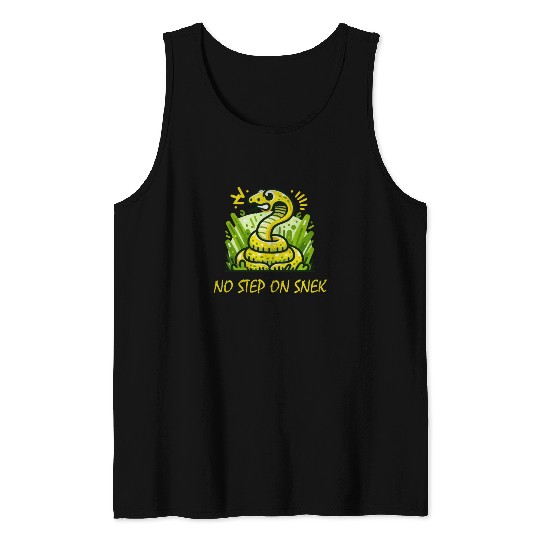 No step on snek Tank Tops