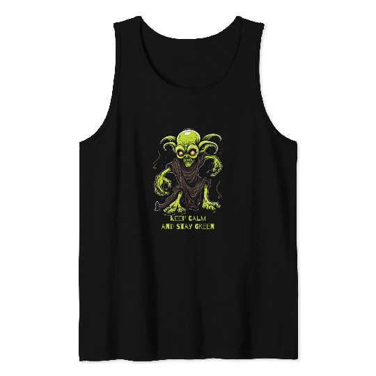 Keep Calm and Stay Green Goblin Tank Tops