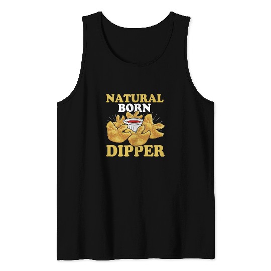 Natural Born DipperFunny Crab Rangoon Tank Tops