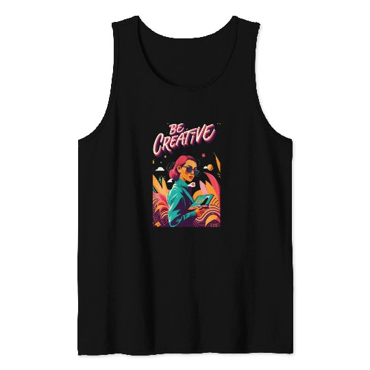 "Be Creative" Tank Tops Can Spark Endless Inspiration