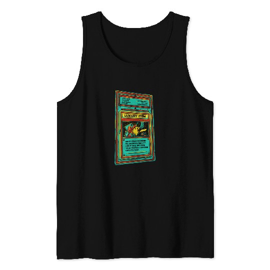 Poke Item Card Tank Tops