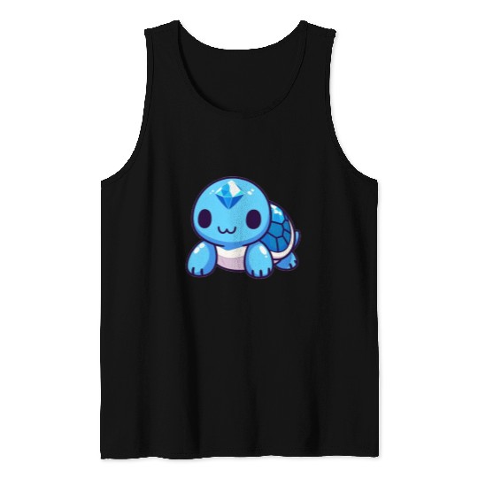 Sapphire Turtle Tank Tops