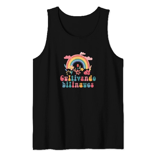 Cultivando Bilingües Spanish Teacher Tank Tops
