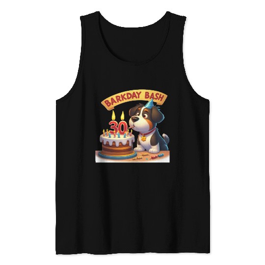 30th Birthday Bark Bash Tank Tops