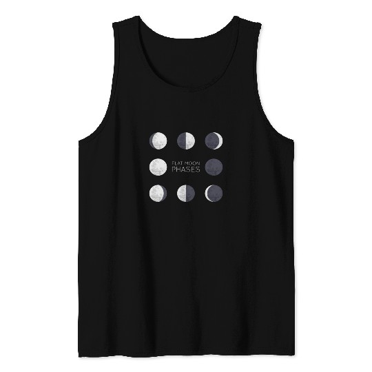 Cool Full Moon - Solar Eclipse, Moon Phases Total Tank Tops