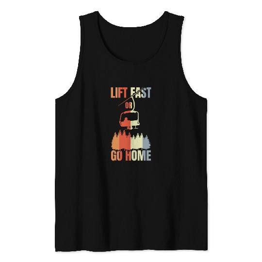 Snowboarding Joke Tank Tops