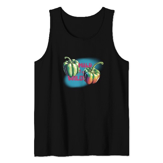 Mild to wild bel pepper Tank Tops