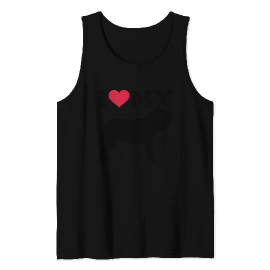 I love my Neapolitan Mastiff Tank Tops
