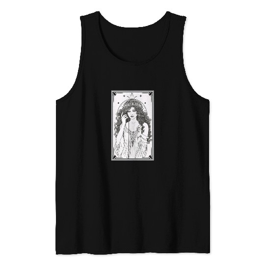 Tarot Card Astrology Occult Mystical Tank Tops