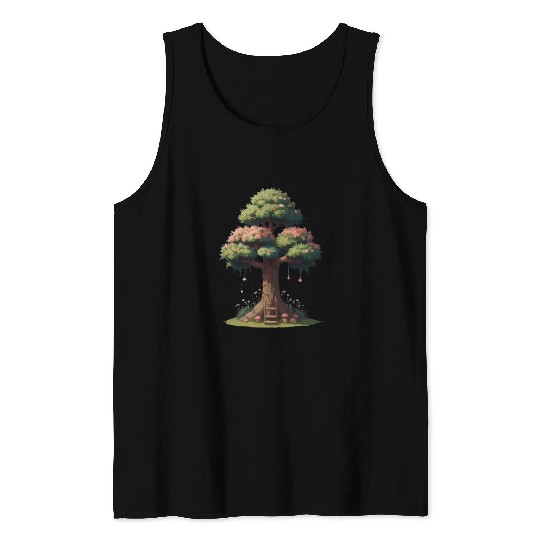 Colorful Tree Life is Really Good Tree Tank Tops