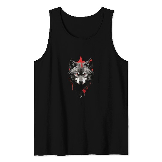 Three Wolf Moon Tank Tops