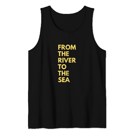 from the river to the sea Tank Tops