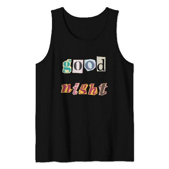 Dreamy Spectrum Typography Tank Tops