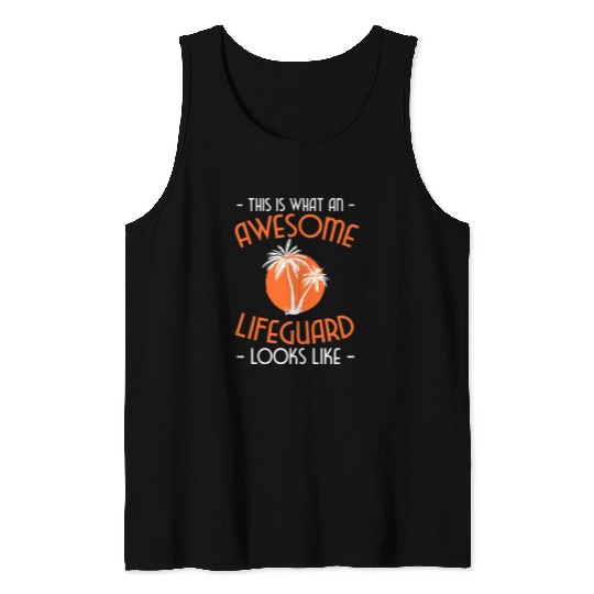 Lifeguard Pool Tank Tops