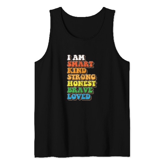 Daily Affirmation Uplifting Quotes Positive Tank Tops