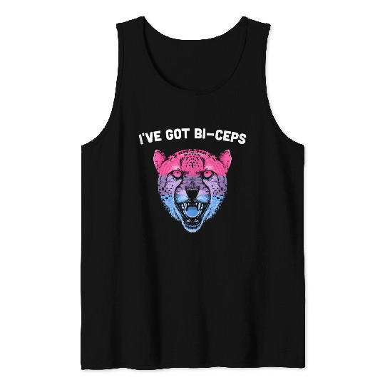 Ive Got Bi Ceps Bisexual LGBTQ Bi Pride LGBT Worko Tank Tops