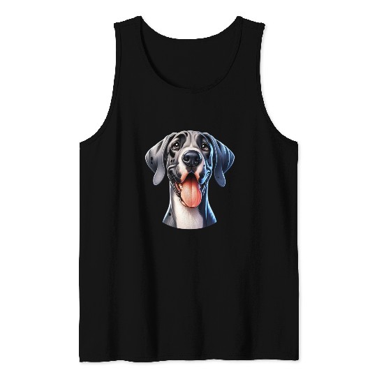 Cute Great Dane Tank Tops
