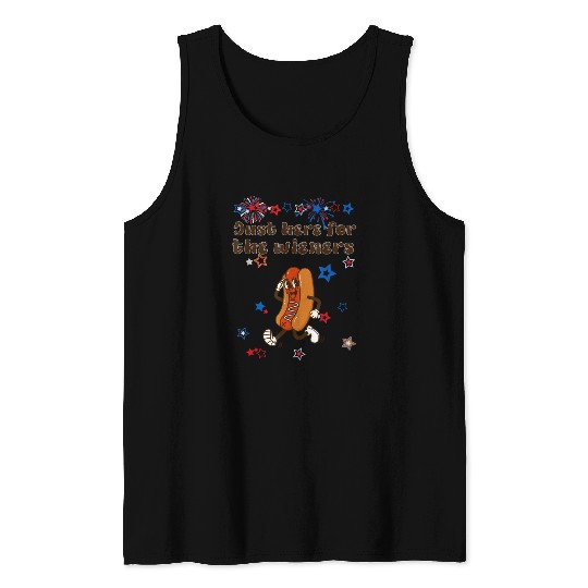 Just Here Wieners Funny Tank Tops