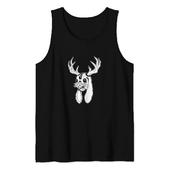 Believe Jackalope Jackrabbit Lovers Tank Tops