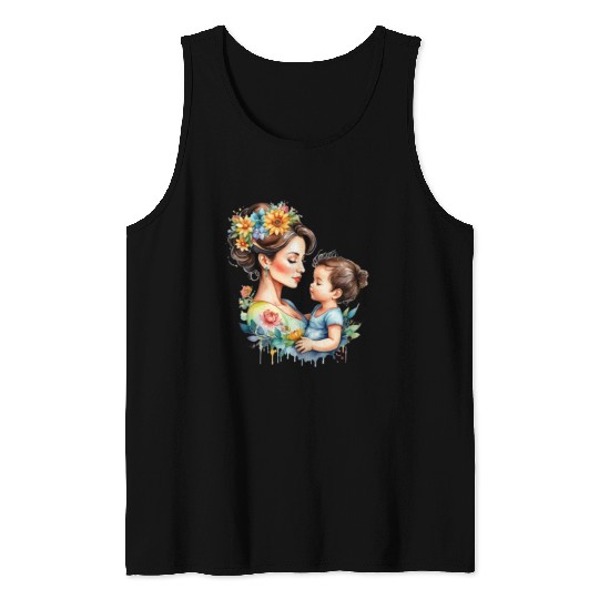 I love my mom Tank Tops