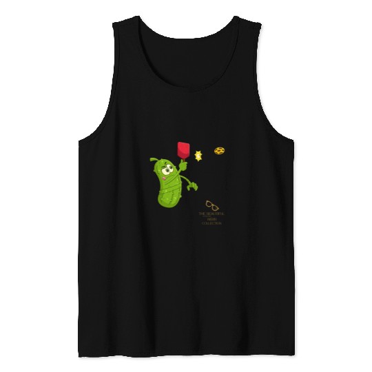 Number ONE PICKLEBALL Designed by Tavia Linen Tank Tops