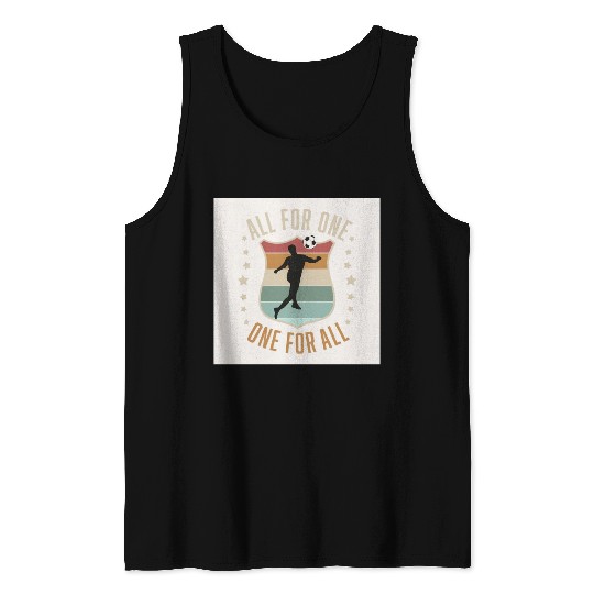 Soccer Team Spirit Tank Tops