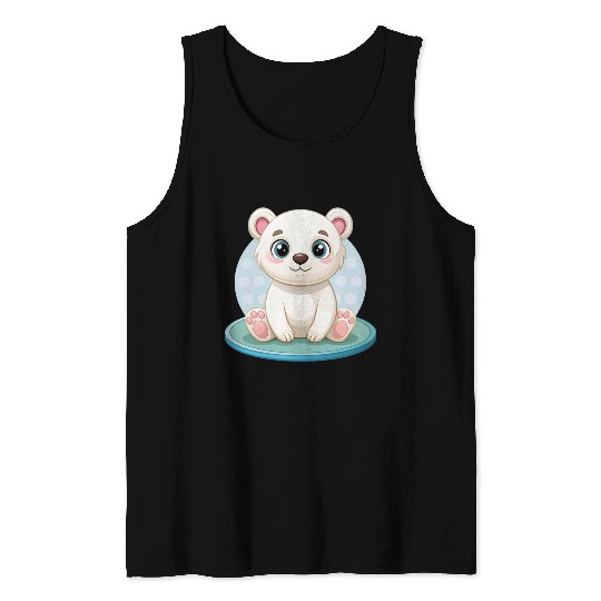 polar bear cub Tank Tops