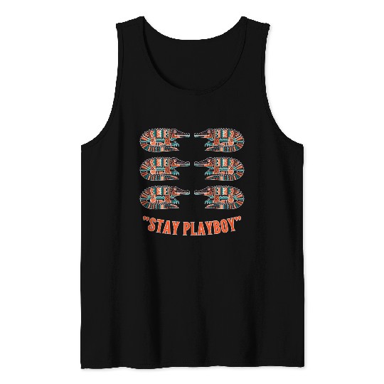 Stylish Playboy with Crocodile Tank Tops