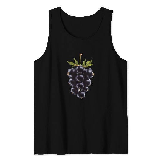 Blackberry Realistic Tank Tops