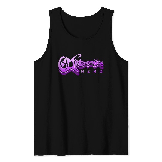 Guitar Hero - Typography Design Tank Tops
