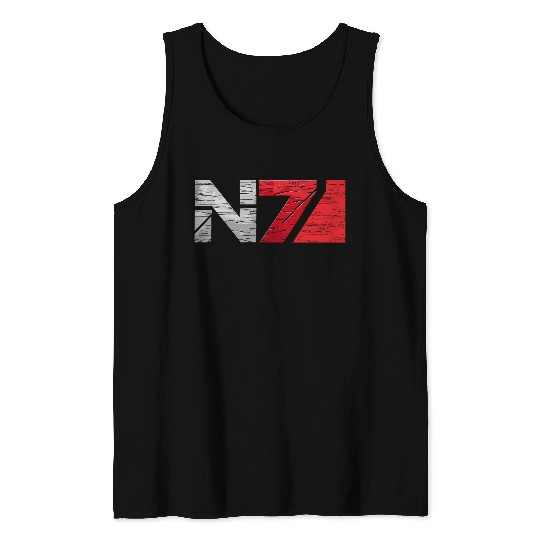 Mass Effect N7 Essential Tank Tops