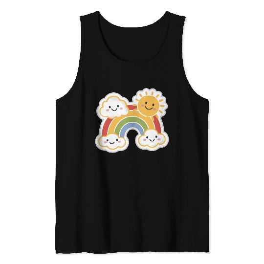 Rainbow Bright Tank Tops