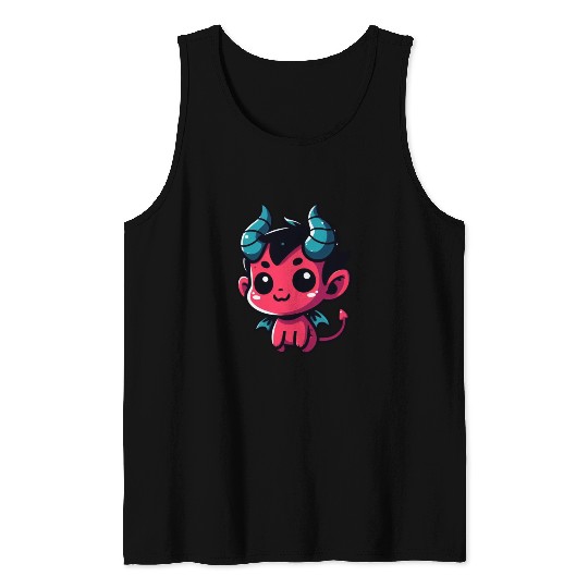 Cute Little Devil Tank Tops