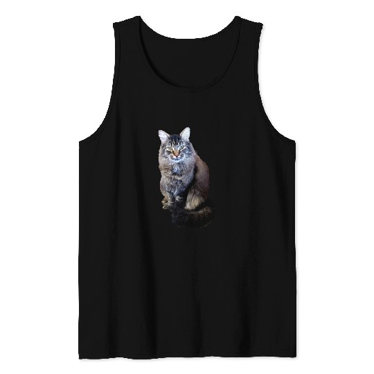 Indie the Cute Cat Tank Tops