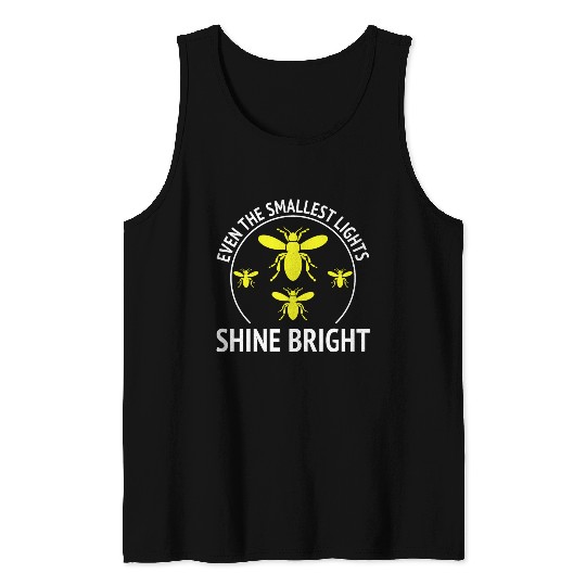 Fireflies Firefly Lightning Bug Insect Collector Tank Tops