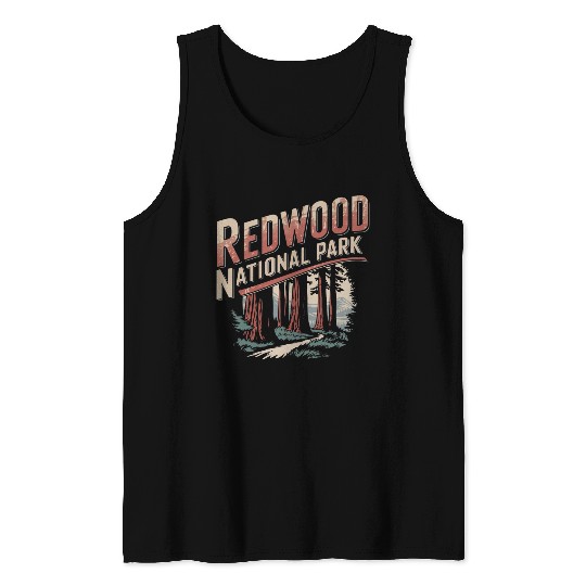 Redwood National Park Tank Tops