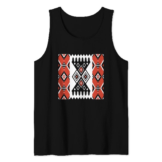 Traditional Geometric Design SADO Tank Tops