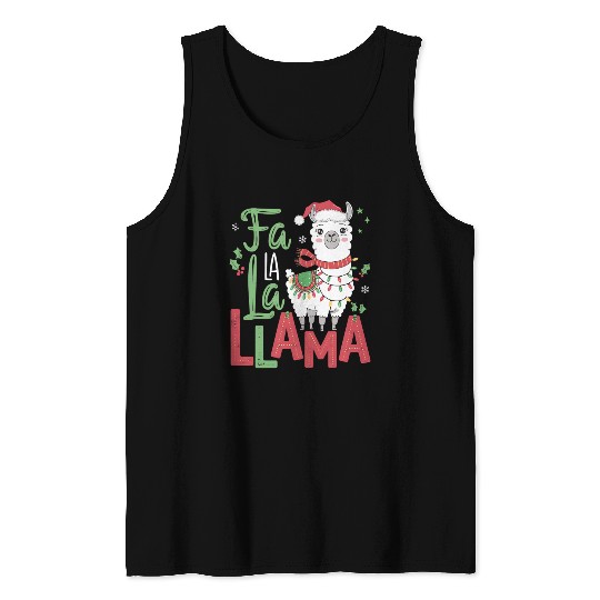 FA LA LA LLAMA Tank Tops