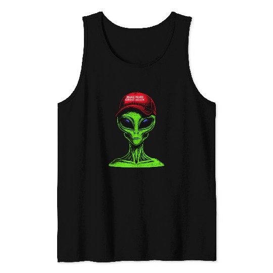 Make Mars Great Again Tank Tops
