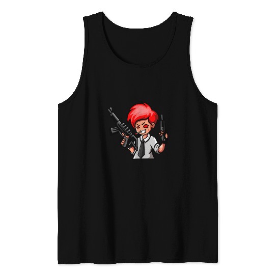 Gangster Gamer Tank Tops