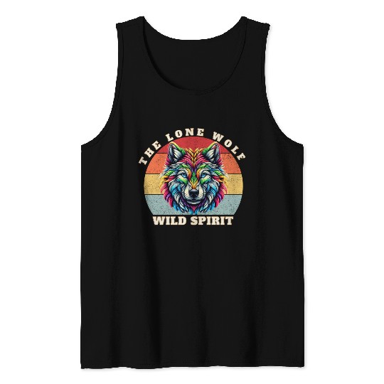 The Lone Wolf Tank Tops