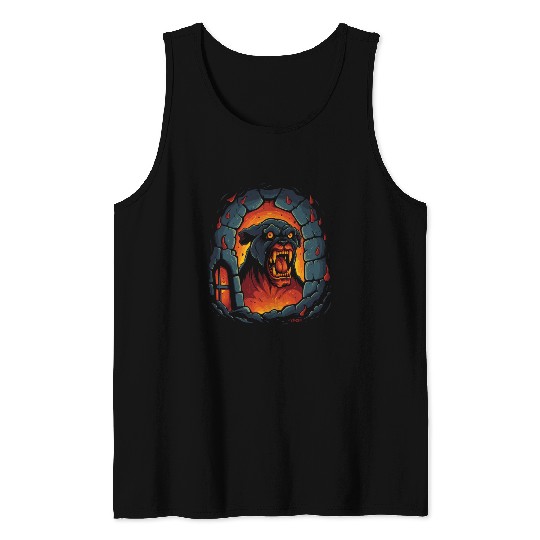 Hellhound: Dog of the Hell Dungeon Tank Tops