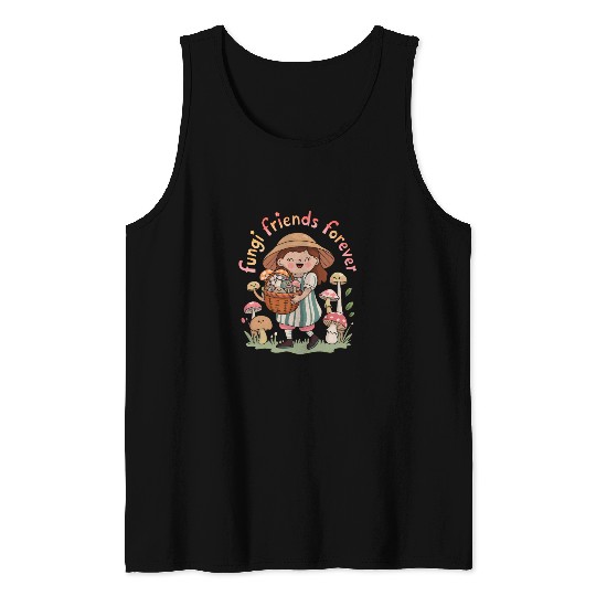Fungi Friends Forever Tank Tops