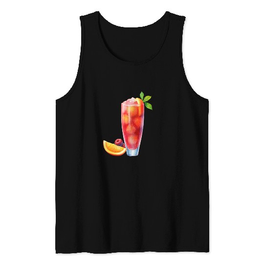 Berry Citrus Cocktail Tank Tops