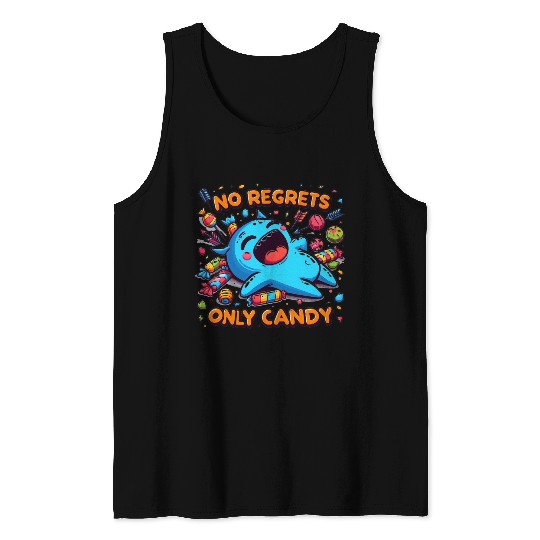 Disneyland No Regrets Only Candy Tank Tops